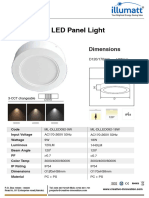 ILM IP54 Surface LED Panel Light compressed