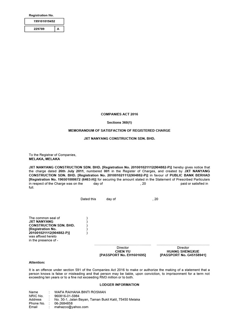 41 2 memorandum of satisfaction of charge 1 pdf