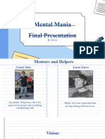 mental mania final presentation