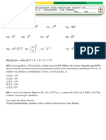 Exercícios Potenciação 02