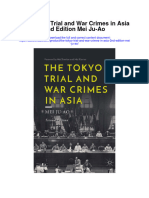 The Tokyo Trial and War Crimes in Asia 2Nd Edition Mei Ju Ao Full Chapter PDF Scribd