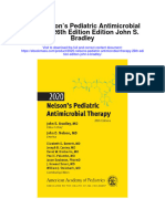 Download 2020 Nelsons Pediatric Antimicrobial Therapy 26Th Edition Edition John S Bradley full chapter pdf scribd