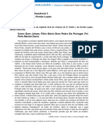 Teste Crónica D.Pedro I, Fernão Lopes