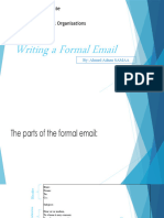 Writing a Formal Email (1)