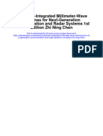 Download Substrate Integrated Millimeter Wave Antennas For Next Generation Communication And Radar Systems 1St Edition Zhi Ning Chen full chapter pdf scribd