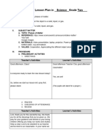 Science 2 Detailed Lesson Plan for Educ 114