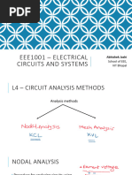 Eee1001 - Electrical Circuits and Systems: Abhishek Joshi