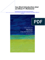 Download Peace A Very Short Introduction 2Nd Edition Oliver P Richmond full chapter pdf scribd