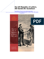 Peace in The Us Republic of Letters 1840 1900 Sandra M Gustafson Full Chapter PDF Scribd