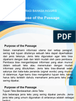 Literasi Bahasa Inggris Purpose of Passage