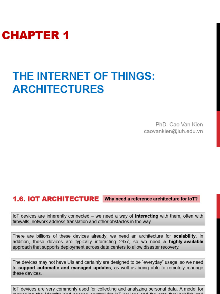 IoT Architecture Overview and Solutions | PDF | Internet Of Things ...
