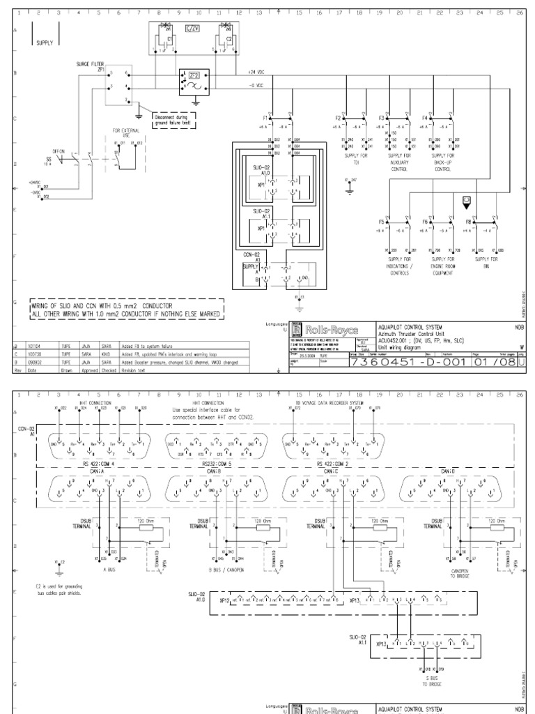 7360451-D-001 ACU Wiring | PDF