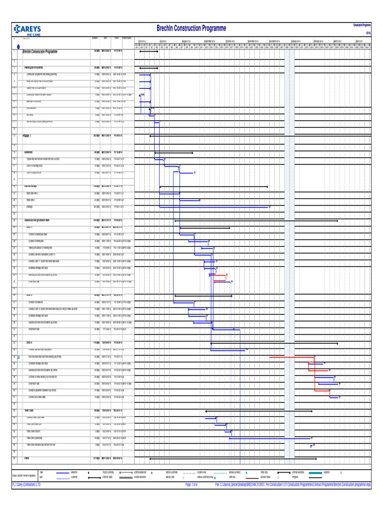Brechin Construction Programme PDF | PDF | Architectural Elements ...