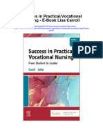 Success in Practical Vocational Nursing E Book Lisa Carroll Full Chapter PDF Scribd