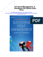 Successful Event Management A Practical Handbook 5Th Edition Bryn Parry Full Chapter PDF Scribd
