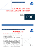 Practice Problems For Finite Element Method