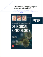 Dwnload Full Textbook of Complex General Surgical Oncology PDF