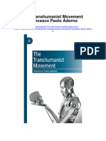 Download The Transhumanist Movement Francesco Paolo Adorno full chapter pdf scribd