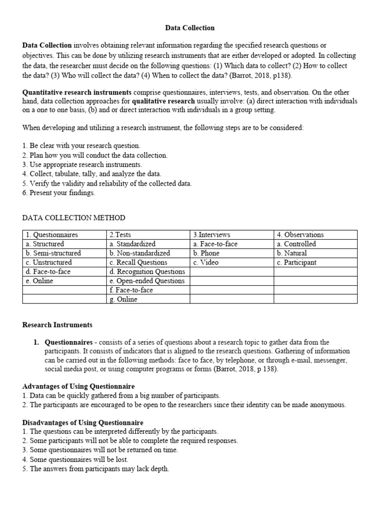 Essential Guide to Data Collection Methods | PDF | Questionnaire | Data