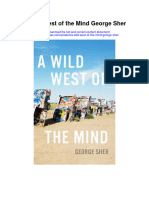 A Wild West of The Mind George Sher Full Chapter PDF Scribd