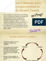 05 Second Temple - Histoire Et Groupes Juifs
