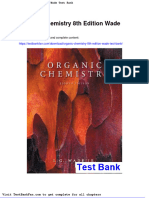 Organic Chemistry 8Th Edition Wade Test Bank PDF