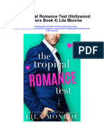 Download The Tropical Romance Test Hollywood Bachelors Book 4 Lila Monroe full chapter pdf scribd