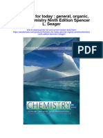 Download Chemistry For Today General Organic And Biochemistry Ninth Edition Spencer L Seager full chapter pdf scribd