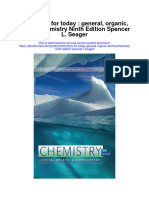 Chemistry For Today General Organic and Biochemistry Ninth Edition Spencer L Seager Full Chapter PDF Scribd