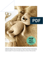 Crochet Bear Simon Amigurumi PDF Pattern