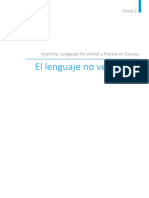 El Lenguaje No Verbal y La Oratoria