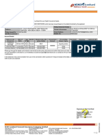 Risk Assumption Letter: ICICI Lombard General Insurance Company Limited