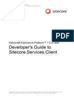 Developers Guide To Sitecore - Services.client sc75 A4