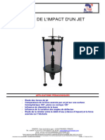 Etude de L'Impact D'Un Jet: Hémisphérique 180°, Plane Ou Conique 120°