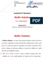 Lec 7 Analytical (Buffer Solution)