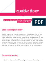 Social Cognitive Theory