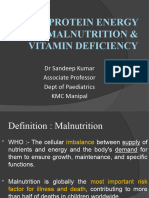 Topic 6 Malnutrition - Vitamin Deficiency