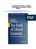 The Truth of Liberal Economy Jacques Rueff and John Maynard Keynes Yasuo Gonjo Full Chapter PDF Scribd