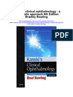 Kanskis Clinical Ophthalmology A Systematic Approach 8Th Edition Bradley Bowling Full Chapter PDF Scribd