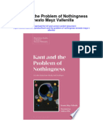 Kant and The Problem of Nothingness Ernesto Mayz Vallenilla Full Chapter