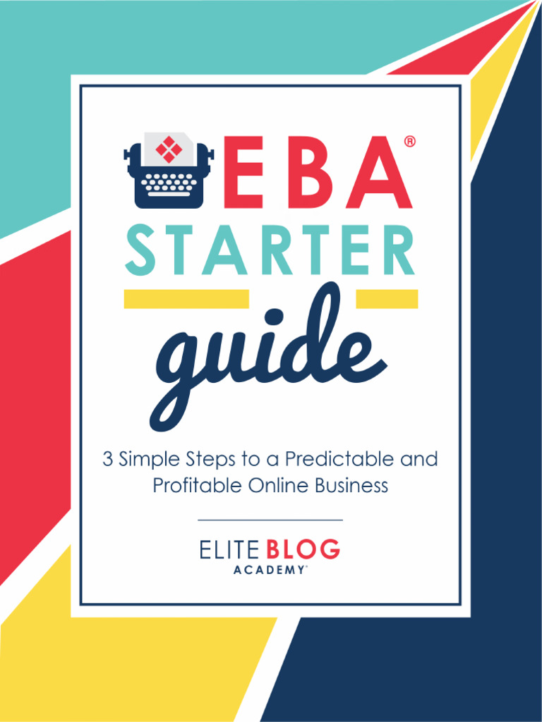Eba Starter Guide Pdf Blog Social Media