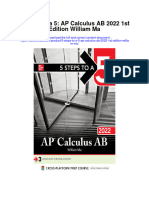 Download 5 Steps To A 5 Ap Calculus Ab 2022 1St Edition William Ma full chapter