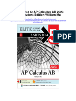 5 Steps To A 5 Ap Calculus Ab 2023 Elite Student Edition William Ma Full Chapter