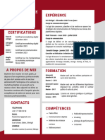 Red & White Modern Professional Resume