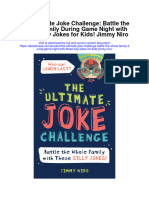 The Ultimate Joke Challenge Battle The Whole Family During Game Night With These Silly Jokes For Kids Jimmy Niro All Chapter