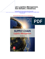 Supply Chain Logistics Management 6Th Edition Donald J Bowersox Full Chapter