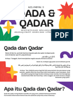 QADA Dan QADAR