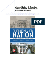 Download The Unfinished Nation A Concise History Of The American People 10Th Edition Alan Brinkley all chapter