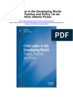Download Child Labor In The Developing World Theory Practice And Policy 1St Ed Edition Alberto Posso full chapter