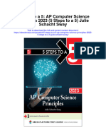 5 Steps To A 5 Ap Computer Science Principles 2023 5 Steps To A 5 Julie Schacht Sway Full Chapter